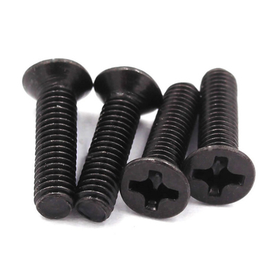 黑色十字槽沉头机丝
