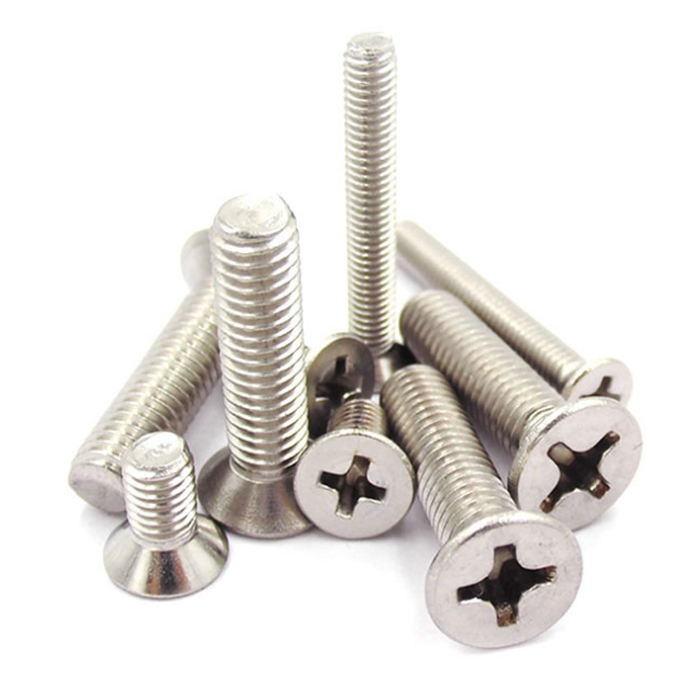 镀镍十字槽沉头机丝