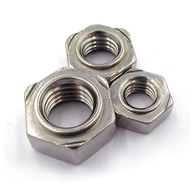 304不锈钢六角焊接螺母