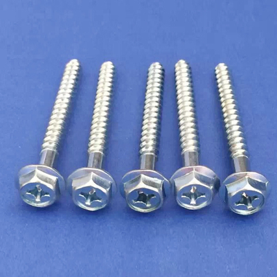 十字槽六角头法兰面自攻钉